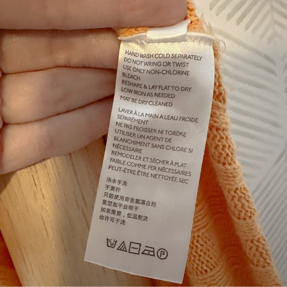 🔆 Urban Outfitters Daphne Shrug Cardigan Orange Size Medium - Picture 5 of 6